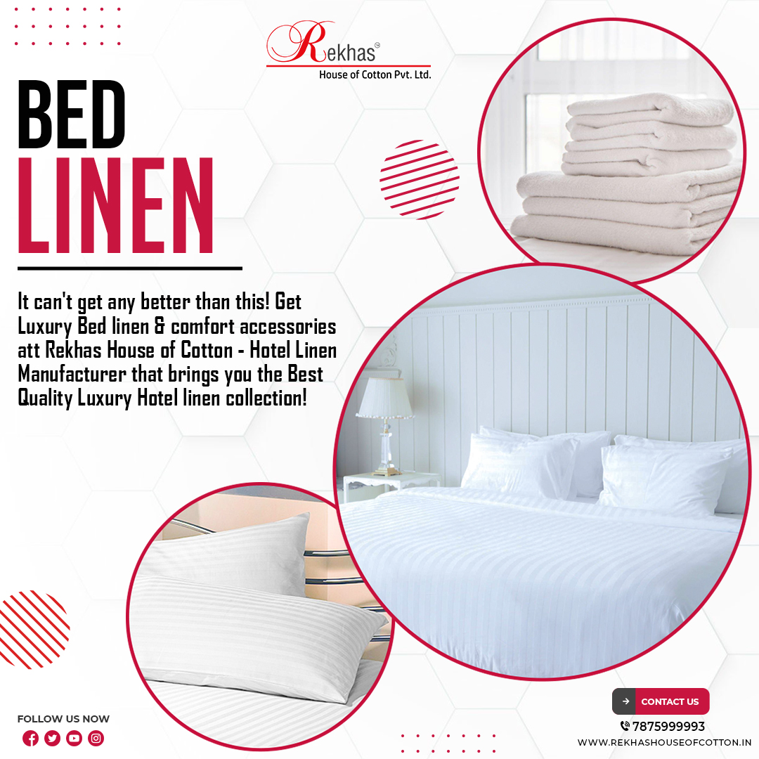 Get Luxury Quality Bed & Bath Linen from Rekhas House of Cotton